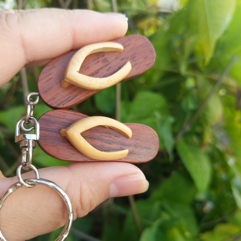 Hawaiian Keychain - flip flops, Sand slippers
